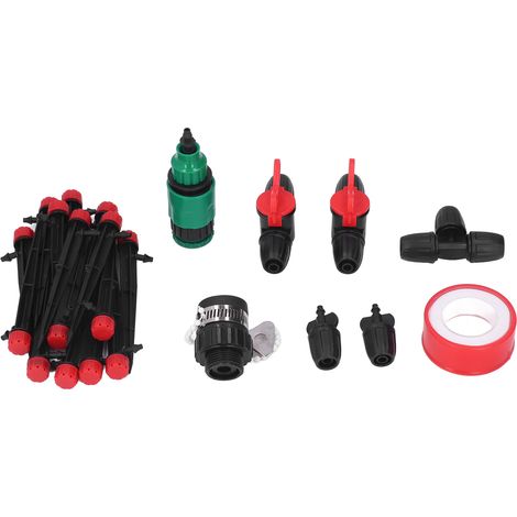 Mikro-Jet-Gartenbewässerungssystem, Tropfbewässerungsset mit 4/7-mm-Schläuchen, Gartenbewässerung, Vernebelung und Kühlung (1/5)