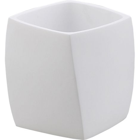 Optima Suza Polyresin Becher, Weiß (SUZ27) (1/5)