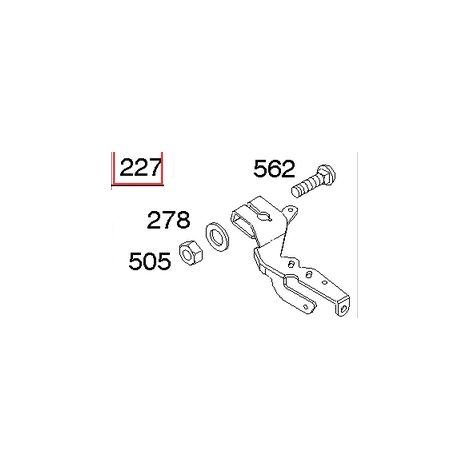 Staffa regolatore originale motore rasaerba tagliaerba BRIGGS & STRATTON 690236