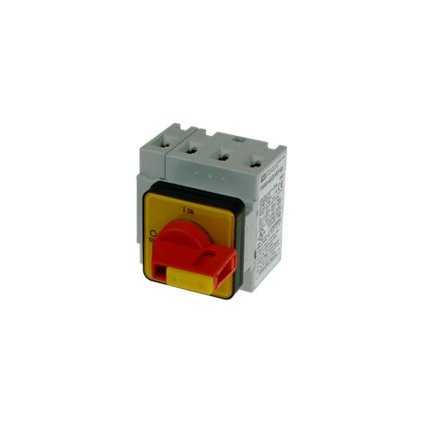 Sectionneur 4P, 32A, bouton 48, montage latéral PM69-4032-RY48