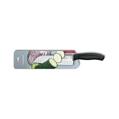 Coltello da cuoco Santoku con affilatura a sfere SWISS CLASSIC, lunghezza 170/298 mm (1/2)