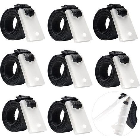 Sangles de fixation d'accessoires de piscine, adaptées aux enrouleurs de couverture solaire, aux jeux de roues de parasol (1/4)