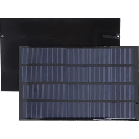 Panneau Solaire 2W DC 5V 142x88mm, Lot de 2 Cellules Photovoltaïques en Époxy pour Lampe DIY et Projet Électronique, Mini Module de Charge 5 Volts. (1/5)