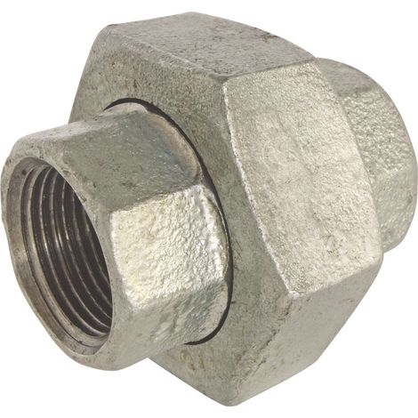 Raccord Union conique Fonte galva Femelle Femelle 15/21 N° 340 (1/3)