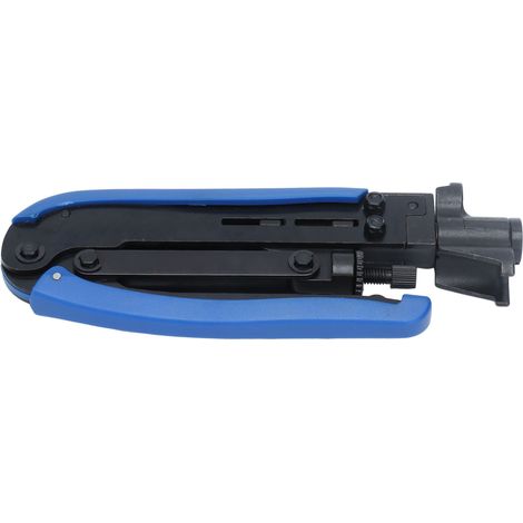 Pince à sertir pour câble coaxial RG59, petite, portable et légère, avec poignée ergonomique et outil de compression réglable (1/5)