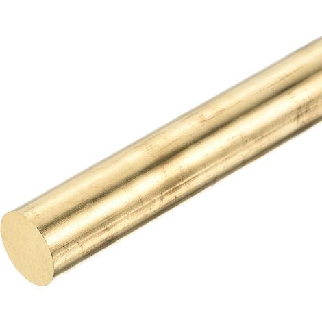 16mm x 300mm Brass Bar Round Rod Solid Brass DIY Welding Rods Lathe Bar Stock for Drift Punch Model Shaft Airplane Car (1/5)