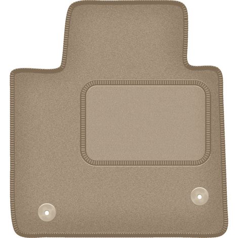 Fahrermatte aus Velours für: Kia Carens IV Minivan, 7-Sitzer (2013–2018), beige (1/5)