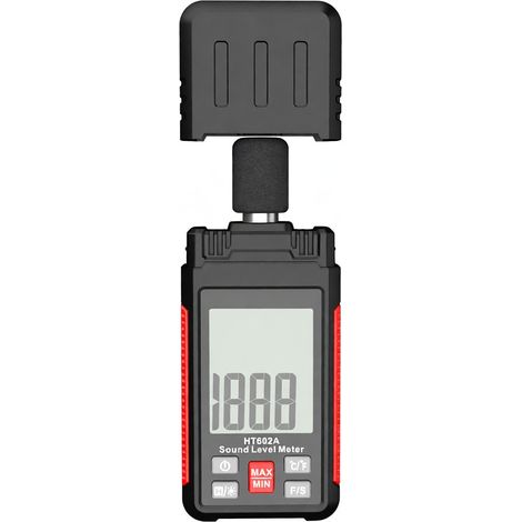 HABOTEST HT602 Sonomètre numérique LCD 2,2 pouces, testeur de niveau sonore (décibels 30-130 dB), mesure du volume sonore (1/5)