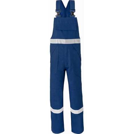 Latzhose 5 Safety, marine, 80/19/1% BW/Pol/Karbon, 280 g/m², Gr. 48 (1/2)