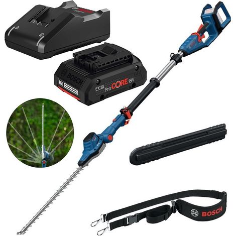 Bosch Professional 18v Cordless Pole Hedge Cutter GHE 18V-50 TP 1x4Ah ProCore (1/5)