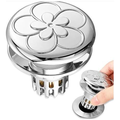 1 Pieces Sink Stopper, Pop up Universal Drain Plug, Upgraded Drain Stopper, Anti-Blocked Drain Filter(34-40mm). (1/5)