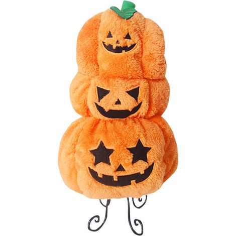 Halloween-Hundekleidung, lustige kleine Hunde-Herbst-Winter-Katzenkleidung, orange