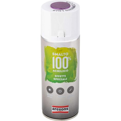Bomboletta smalto spray 100% acrilico effetto diamantato 3717 lilla arexons (1/3)