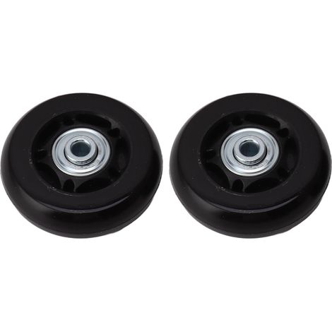 Smooth Rolling Wheel Replacement Kit with Double Bearing for Trolleys and Suitcases 64x24 mm (64x24mm / 2.5x0.9 inches) (1/5)