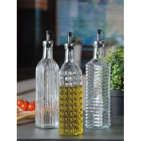Regalo Italiano Oliera Vetro Ass. H 29,5 x 6 x 6 Cm 500 Ml 1 Pz