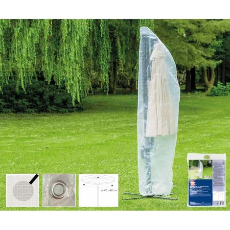 Funda Protectora para Sombrilla Excénctrica Transparente 265x40/70/50cm (1/2)