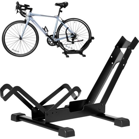 Support de vélo autoportant, rangement velo pliable 20 à 29 pouces, pour garage et magasin de vélos (1/5)
