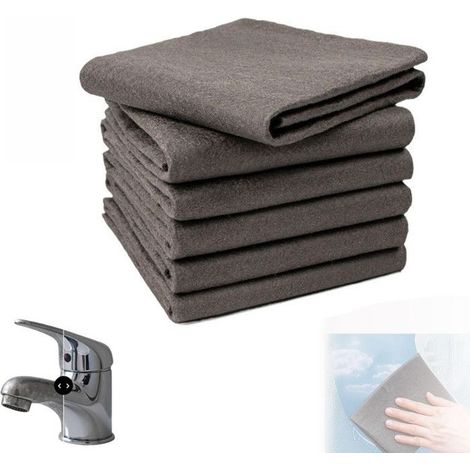 Chiffon Ultra-Absorbant Anti-Calcaire, Clean Chiffon, Nettoyage Efficace pour Miroirs, Vitres Voiture,Cuisine Et Salle 5 (1/5)