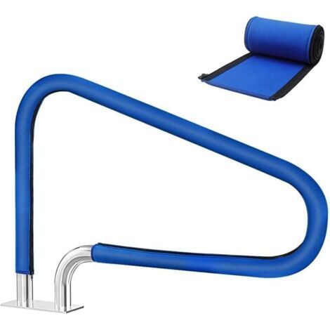 Couverture de Main Courante Piscine 180cm Manchon de Rail de Piscines Poignée de Piscine Protection avec Fermeture Éclair Accessoire de Antidérapant Piscines (1/4)