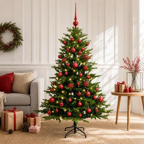 vidaXL Árbol de Navidad Artificial con Adorno 120 cm 150 LED (1/5)