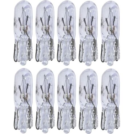 [JAMAIS UTILISÉ] Lot de 10 ampoules T5 12V 1.2W pour tableau de bord (1/4)