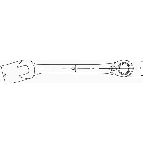 Llave de carraca Profix 35693 13 mm ángulo de trabajo 5 grados (1/3)