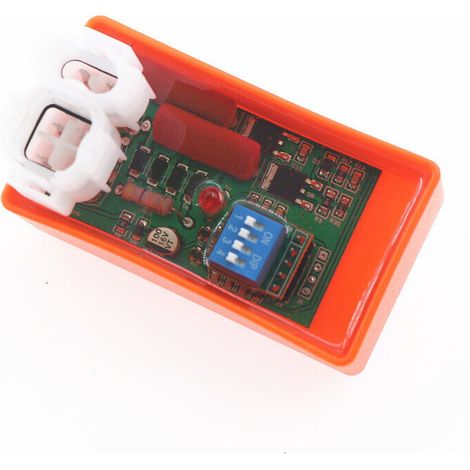 CDI Réglable avec Interrupteurs DIP pour Moteur GY6 - Allumage Électronique AC/DC Transparent - Module d'Allumage à Puces pour Scooter 125cc - Performance Réglable (1/5)