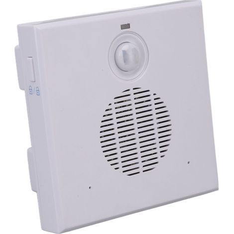 Sonnette de porte à détecteur de mouvement infrarouge, volume réglable, alarme d'allée pour banque, entrepôt et entreprise, 220 V (1/5)