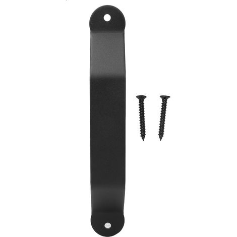 Poignée de tirage pour porte coulissante de grange antique, noir, accessoire quincaillerie pour armoire, commode, placard (1/5)
