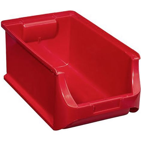 ALLIT Sichtlagerkasten Größe 4 Farbe rot 355 x 205 x 150 mm (1/6)