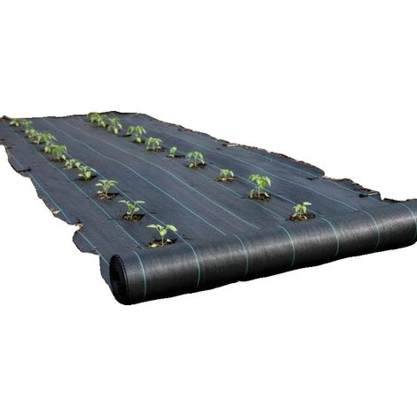 Unkrautvlies, durchlässiges PP-Geotextil, 1,2 m x 30,5 m Abmessungen, Abdeckfläche 36,6㎡, Dichte 164 g/m², hohe Durchlässigkeit (1/5)