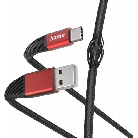 Hama USB - USB Typ C Kabel 1,5 m schwarz 1 Stück.