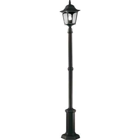 Elstead Chapel - 1 Licht Außenlaternenpfahl Schwarz IP44, E27