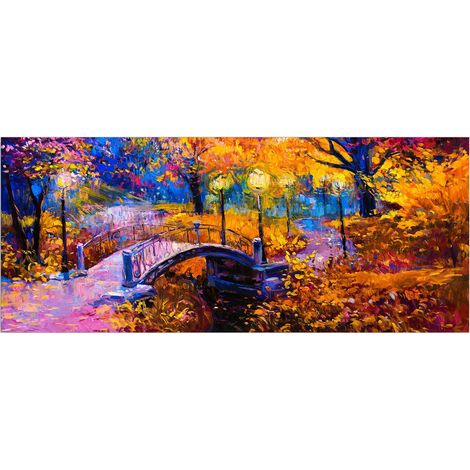 Decorazione artistica da parete con stampa su tela Painting Multicolore (1/4)