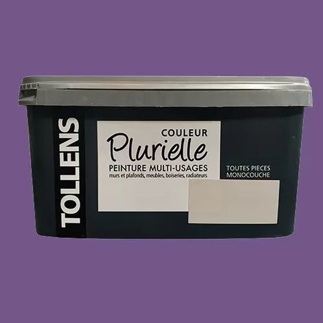Tollens – Peinture acrylique satinée 2,5 L – Finition élégante pour murs et plafonds – Application monocouche rapide – Résistante et durable (1/2)