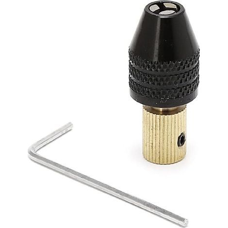 Mini mandrin de serrage pour arbre de moteur électrique de 0.3-3.4mm (2.35mm) (1/4)