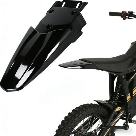 Garde-boue arrière pour Talaria - Garde-boue en plastique pour moto tout-terrain électrique Talaria Sting MX3 MX4 MX5 - Noir (1/5)