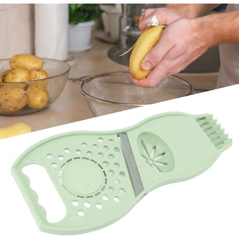 Ahorrador multifuncional 3 en 1 con exprimidor de limones de acero inoxidable y cortador de verduras inoxidable. (1/5)