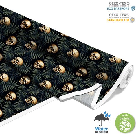 TESSUTI DECORATIVI PER ESTERNI OXFORD - Motivo Teschio I DX4493 (1/5)