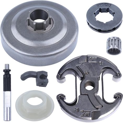 Tambour d'embrayage pour Husqvarna 340 345 350 351 353 355 359 SM.325 Tronçonneuse acve 340 Pignon Tambour d'embrayage Roulement à aiguilles Pompe Cylindre 503873072 (1/5)