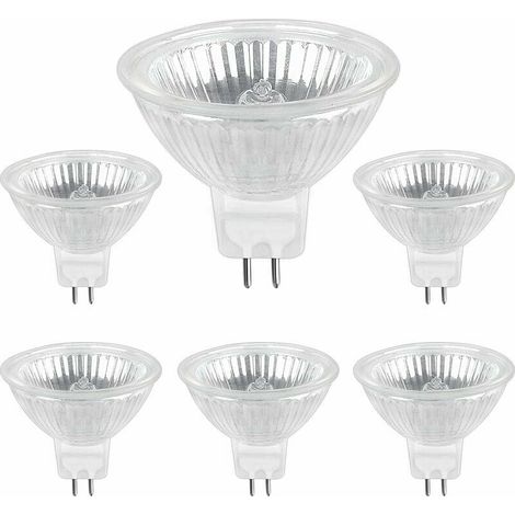 Ampoule Halogene GU5.3 35W 12V, Ampoule Spot Halogène MR16, pack de 6 (1/5)