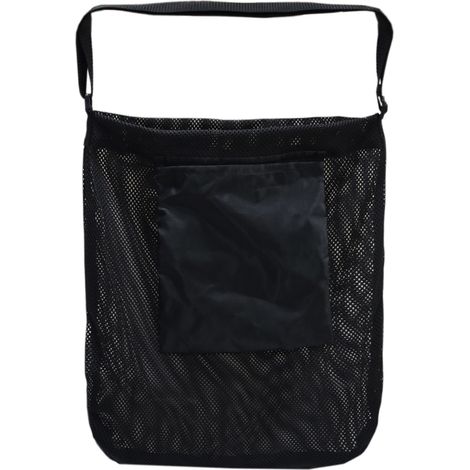 Sac de cueillette de champignons - Modèle Foraging - 42 x 45 cm (brown/black) - Oxford tissé résistant avec pochette supplémentaire et sangle ajustable jusqu'à 126 cm (1/5)