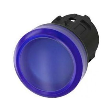 Siemens Indus.Sector Leuchtmelder blau 22mm, rund, 3SU1001-6AA50-0AA0
