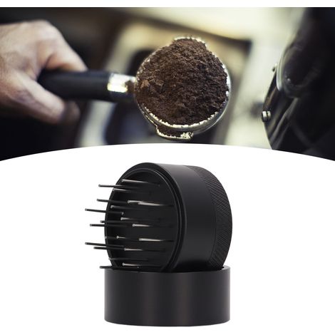 Distributeur de café moulu en acier inoxydable avec base, doseur de café de 58 mm. (1/5)
