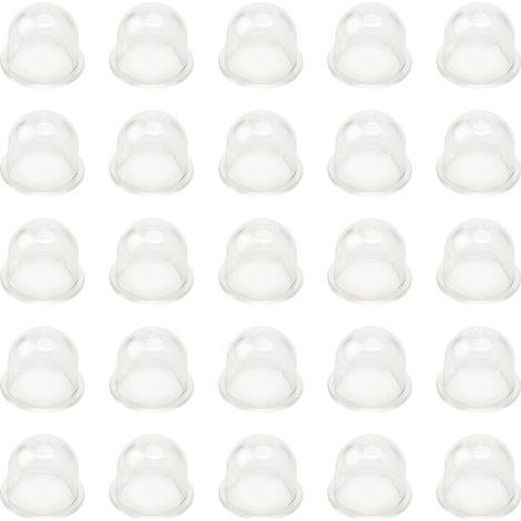 VooGenzek 25 Pièces Carburant Primer Ampoule, Pompe D'amorce pour Tondeuse, Pompe à Ampoule D'amorce de Carburateur, pour Tondeuse, Machine de haie, Scie à Essence (19mm) (1/5)