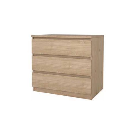 KIT CASSETTIERA NAIA 3 CASS 77X50X70CM ROVERE