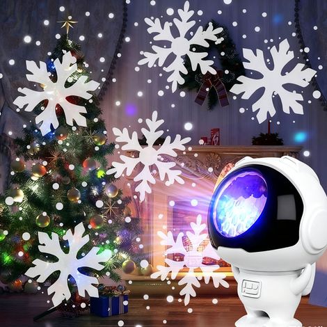 2Projecteur LED Noël Astronaute - USB, pour Intérieur et Extérieur - Décoration Moderne et Cadeau (1/5)
