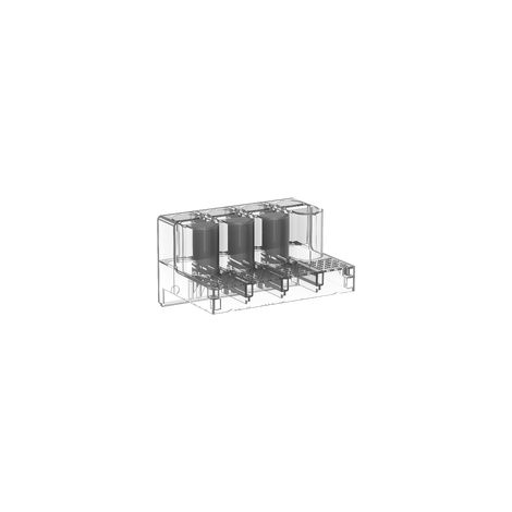 Coperchi per morsettiere a 4 poli TeSys G265-500, alti 121,5 mm e con un peso di 0,279 kg.