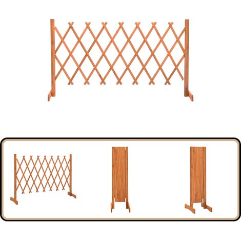 Clôture en treillis de jardin Orange 150x80 cm Bois de sapin - Clôture En Bois - Clôture Jardin - Clôture Treillis - Clôture Extensible - Clôture Orange
