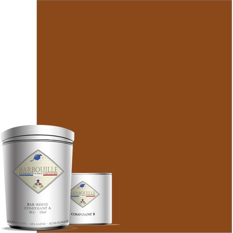 Peinture résine époxy 0,75L MAT 10m² Terracotta Gredine (1/3)